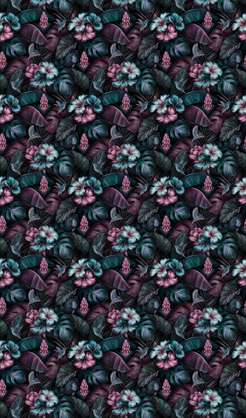 Panneau mural douche VIPANEL INSPIRATION NATURE HIBISCUS NE MAT 1500x2550x3MM