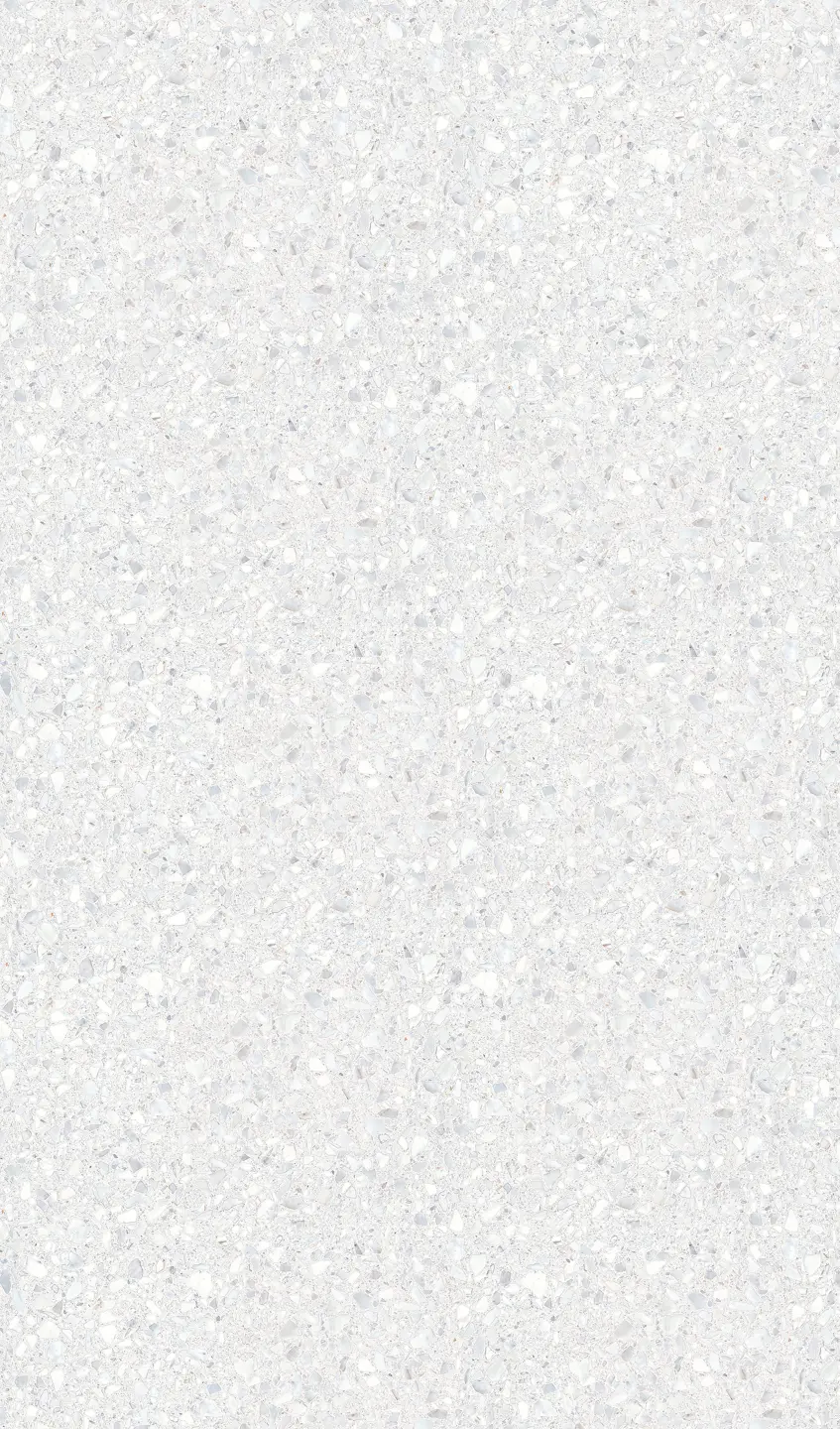 Photo Panneau mural douche NU VIPANEL PIERRE TERRAZZO GRIS CLAIR MAT 1500x2550x3MM