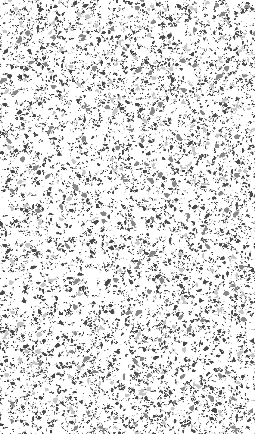 Panneau mural douche VIPANEL PIERRE TERRAZZO NOIR BLANC MAT 1500x2550x3MM|Revêtement pour salle de bain