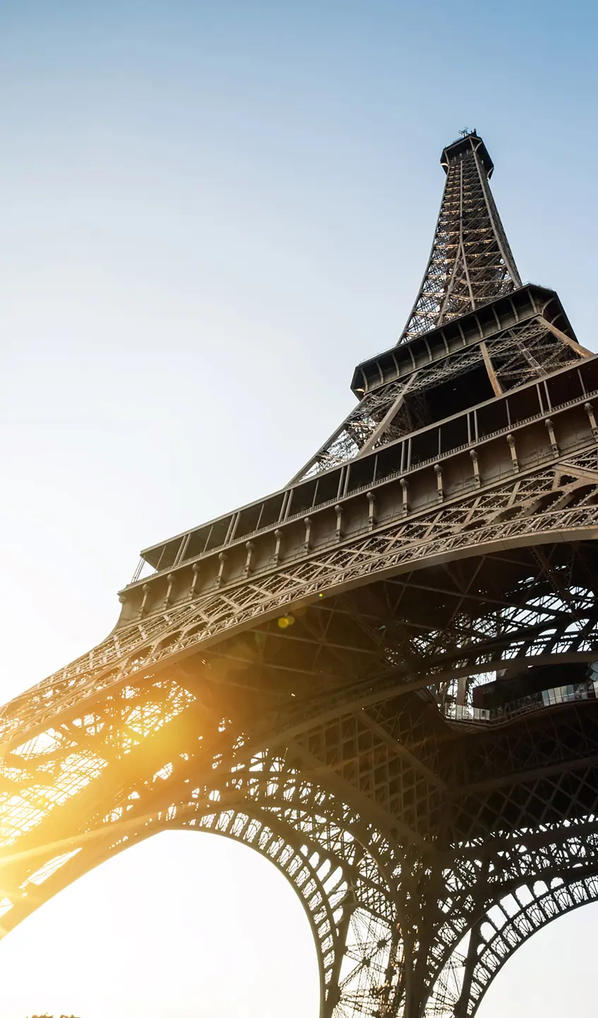 Panneau mural douche VIPANEL PAYSAGE URBAIN TOUR EIFFEL BRI. 1500x2550x3MM