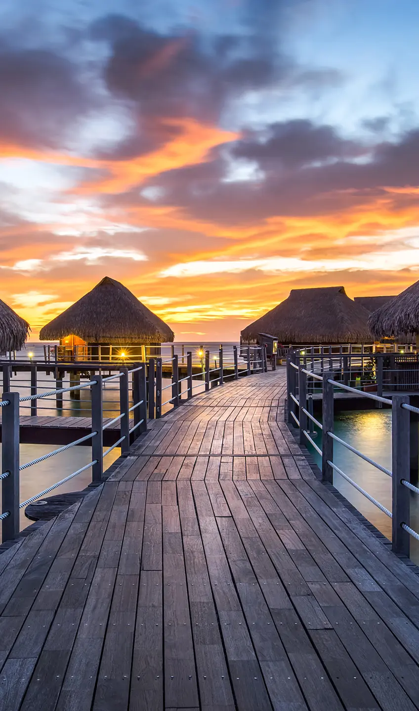 Panneau mural douche VIPANEL PAYSAGE URBAIN BORA BORA BRI. 1500x2550x3MM|Revêtement pour salle de bain