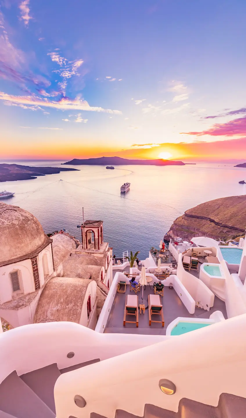 Panneau mural douche VIPANEL PAYSAGE URBAIN GRÈCE BRI. 1500x2550x3MM