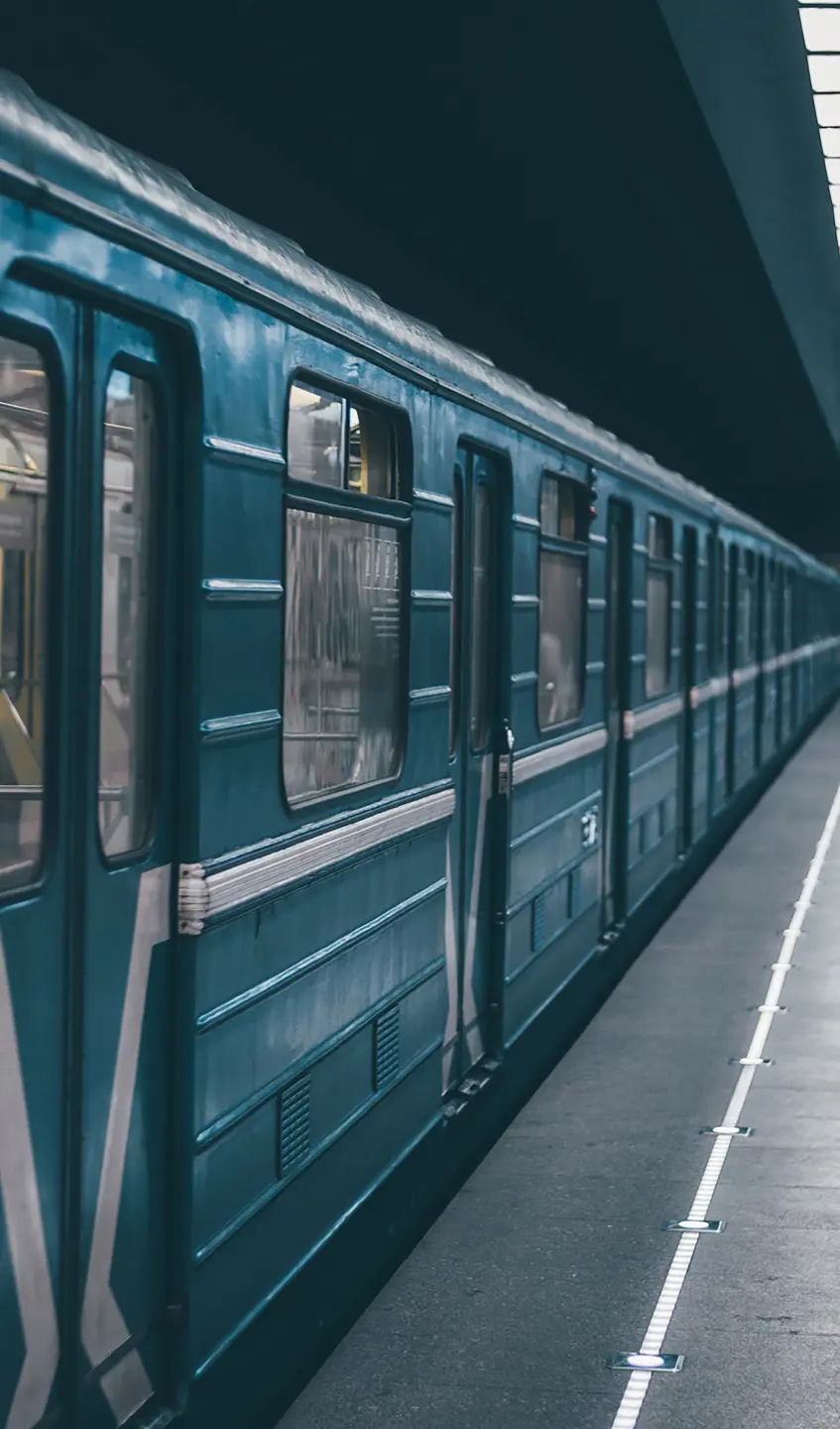 Panneau mural douche VIPANEL PAYSAGE URBAIN METRO BLEU BRI. 1500x2550x3MM