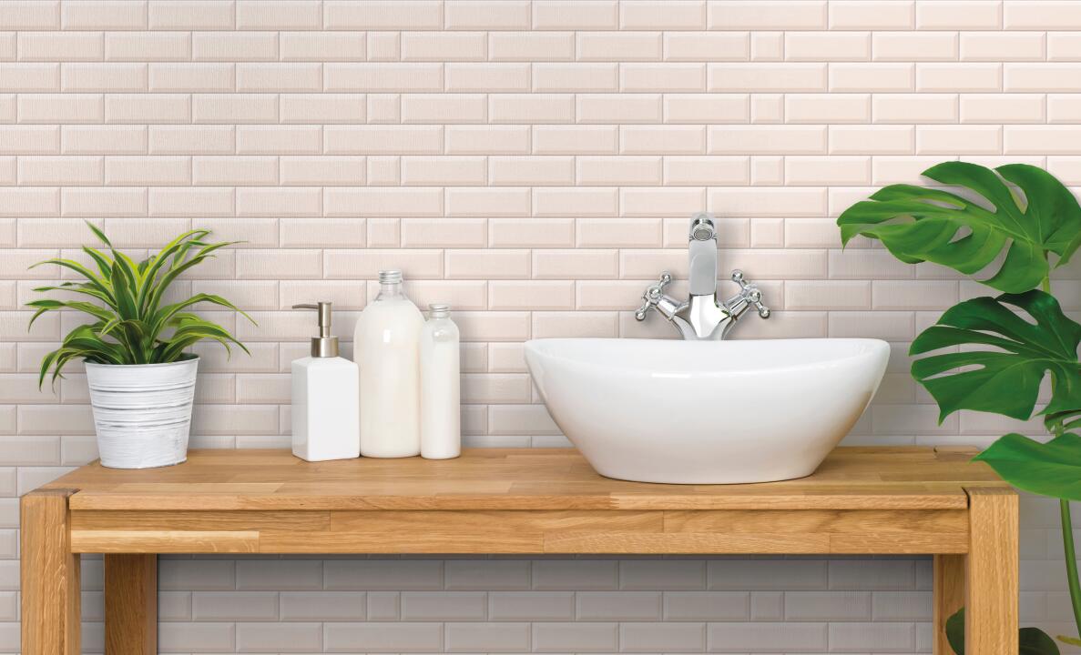 Panneau mural douche VIPANEL CARRELAGE CARRELAGE BERLIN BRI. 1000x2550x3MM|Revêtement pour salle de bain