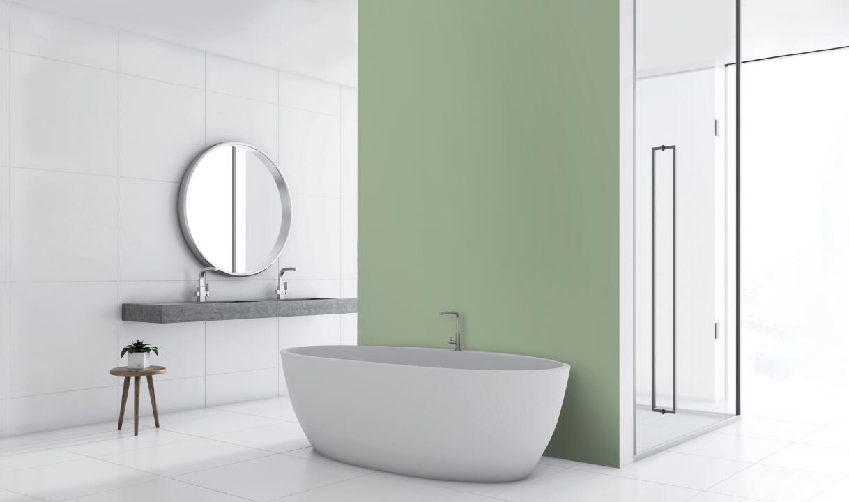 Panneau mural douche VIPANEL COULEUR UNIE Pantone 5665 VEL. 1500x2550x3MM|Revêtement pour salle de bain