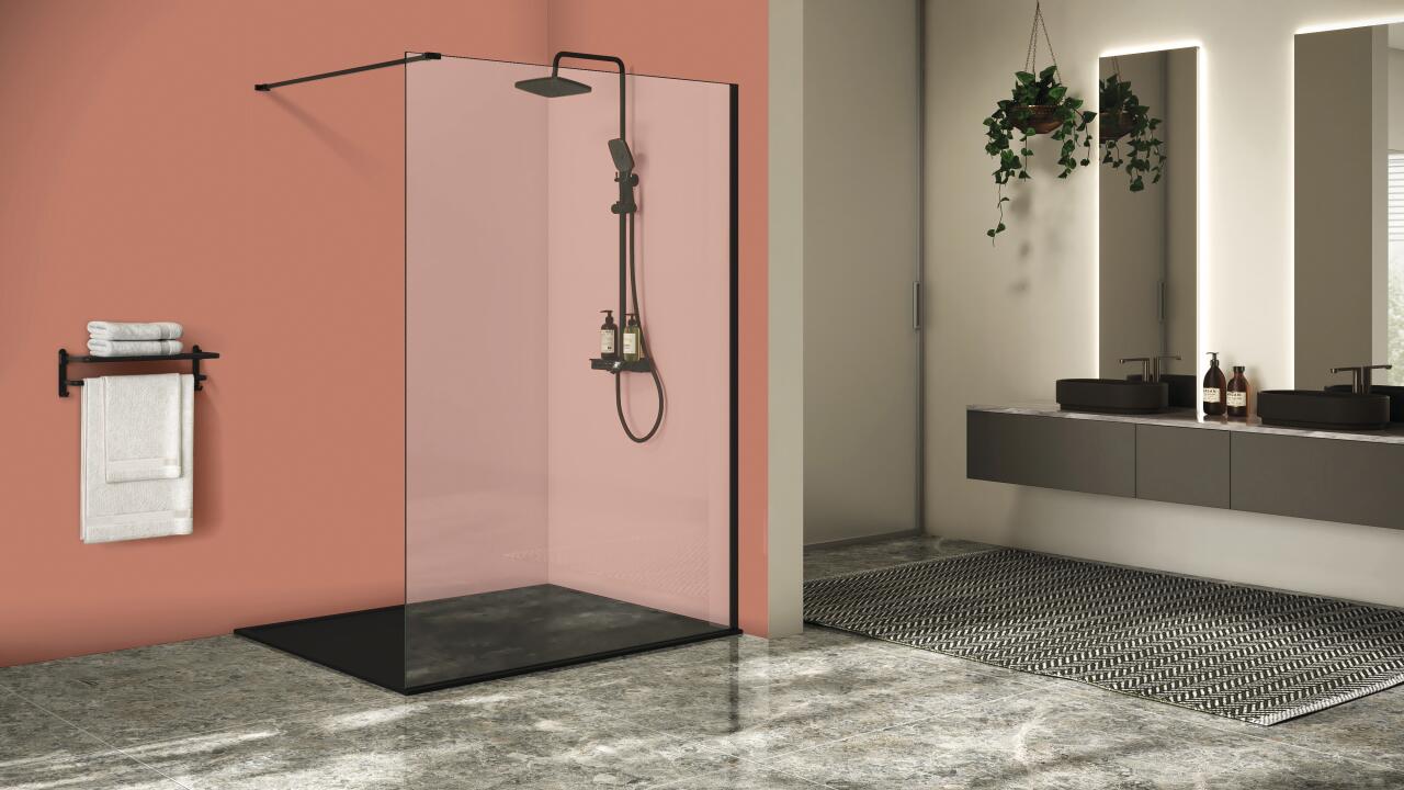 Panneau mural douche VIPANEL COULEUR UNIE NCS 2030-Y80R VEL. 1000x2550x3MM|Revêtement pour salle de bain