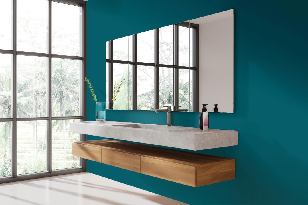 Photo Panneau mural douche NU VIPANEL COULEUR UNIE FJORD VEL. 1000x2550x3MM