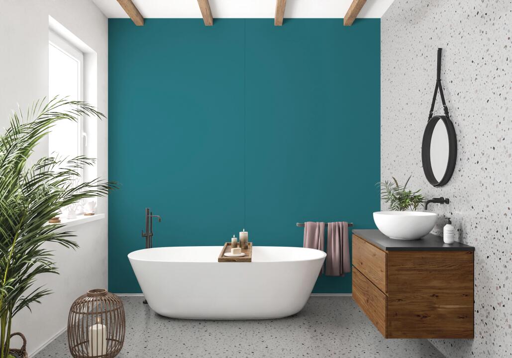 Photo Panneau mural douche NU VIPANEL COULEUR UNIE FJORD VEL. 1000x2550x3MM