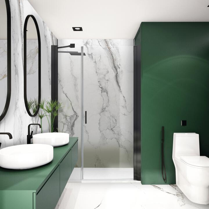 Photo Panneau mural douche NU VIPANEL CARISSIMA IVORY CASCADE BRI. 1000x2550x3MM