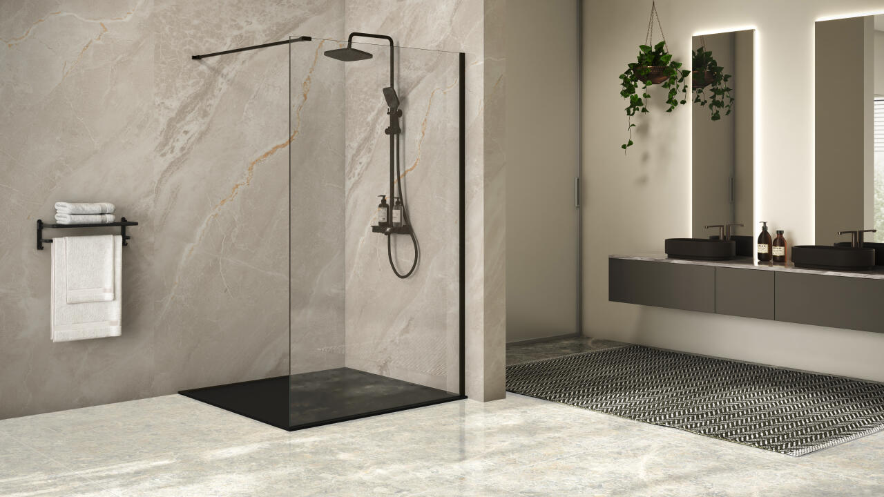 Panneau mural douche VIPANEL CARISSIMA MOONLIGHT BRI. 1500x2550x3MM|Revêtement pour salle de bain