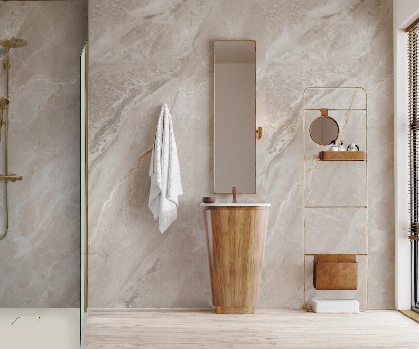 Panneau mural douche VIPANEL CARISSIMA MOONLIGHT BRI. 1500x2550x3MM|Revêtement pour salle de bain