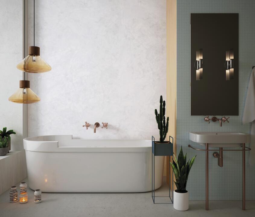 Panneau mural douche VIPANEL MARBRE BLANC MAT 1000x2550x3MM|Revêtement pour salle de bain