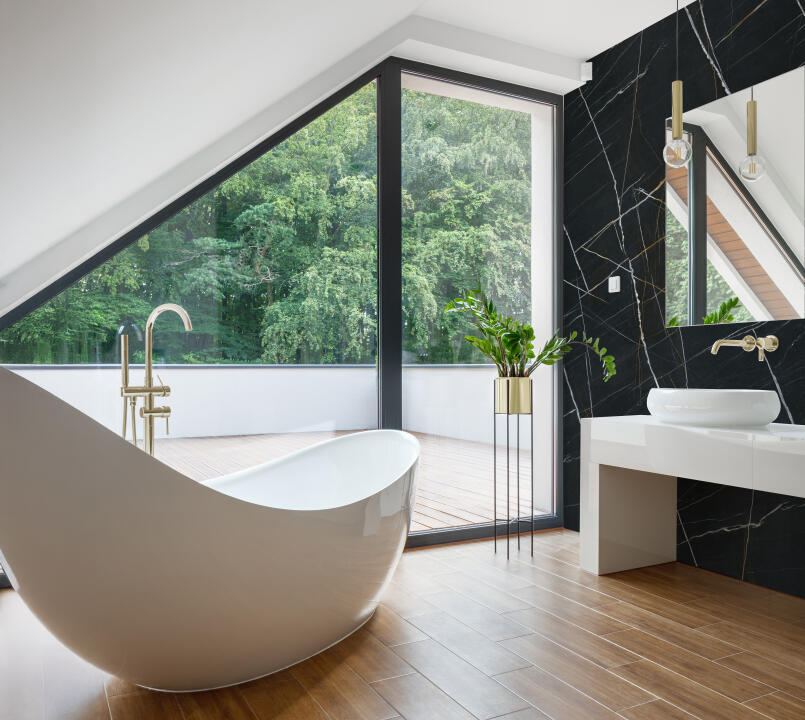 Panneau mural douche VIPANEL MARBRE REFLET NOCTURNE BRI. 1500x2550x3MM|Revêtement pour salle de bain