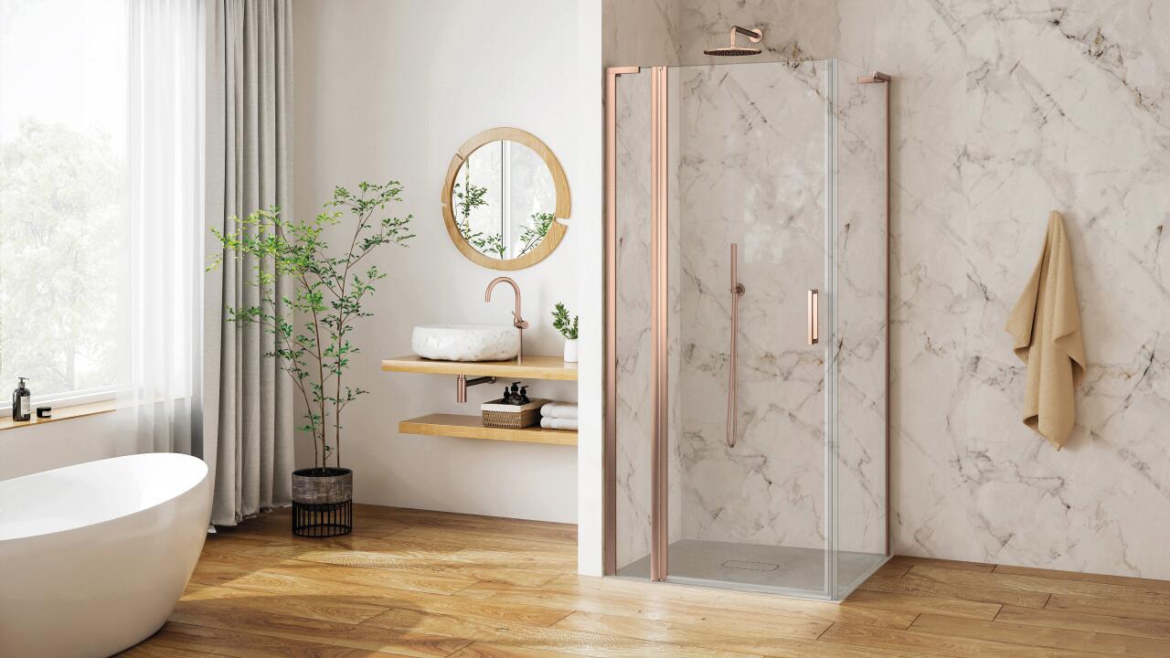 Panneau mural douche VIPANEL MARBRE CLAIR MINÉRAL MAT 1000x2550x3MM|Revêtement pour salle de bain