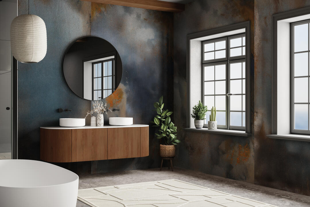 Photo Panneau mural douche VIPANEL METAL TITANE CENDRÉ 1 VEL. 1250x2550x3MM