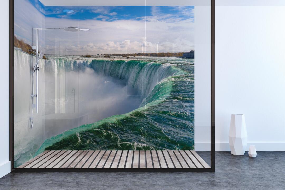 Panneau mural douche VIPANEL INSPIRATION NATURE CHUTE NIAG BRI. 1000x2550x3MM|Revêtement pour salle de bain