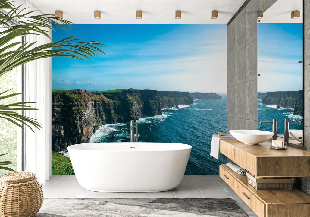 Panneau mural douche VIPANEL INSPIRATION NATURE FALAISES M BRI. 1500x2550x3MM|Revêtement pour salle de bain