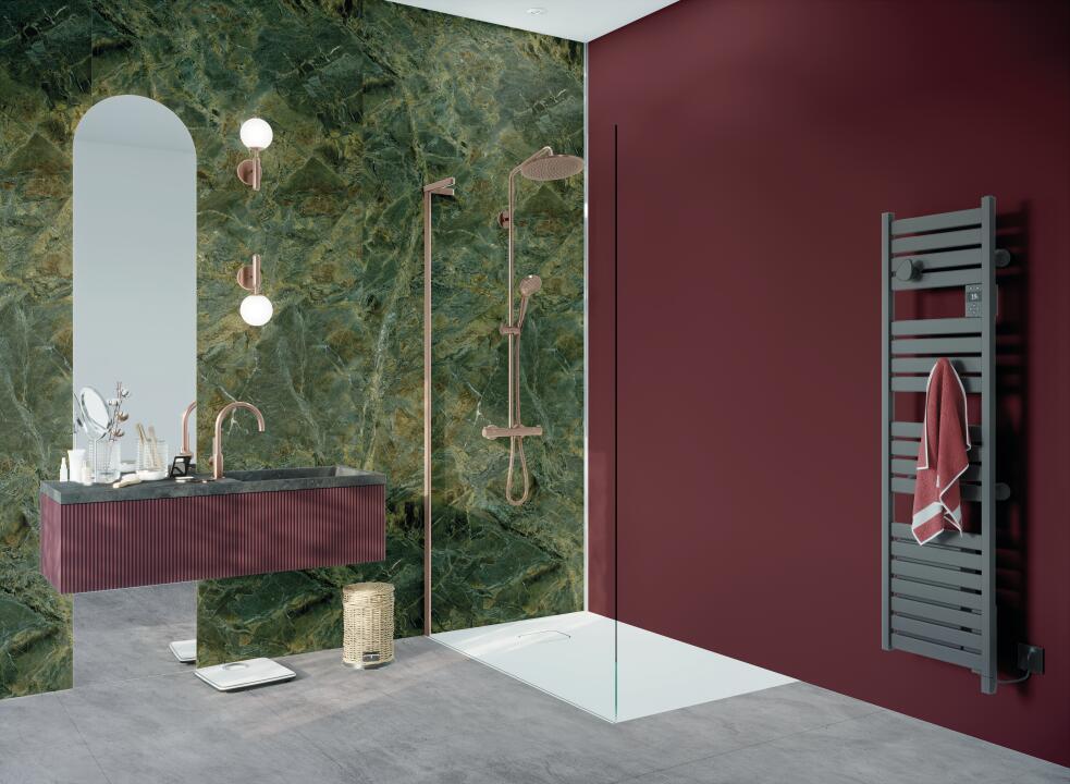 Photo Panneau mural douche NU VIPANEL PIERRE PIERRE DE PRINTEMPS BRI. 1500x2550x3MM