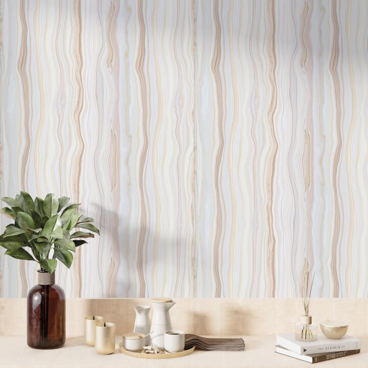 Panneau mural douche VIPANEL PIERRE MARBRE NATUREL DROIT MAT 1500x2550x3MM|Revêtement pour salle de bain