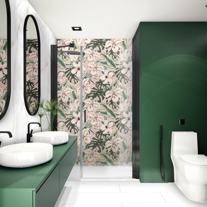 Photo Panneau mural douche VIPANEL WALL DREAM AMAZONIA VEL. 1500x2550x3MM