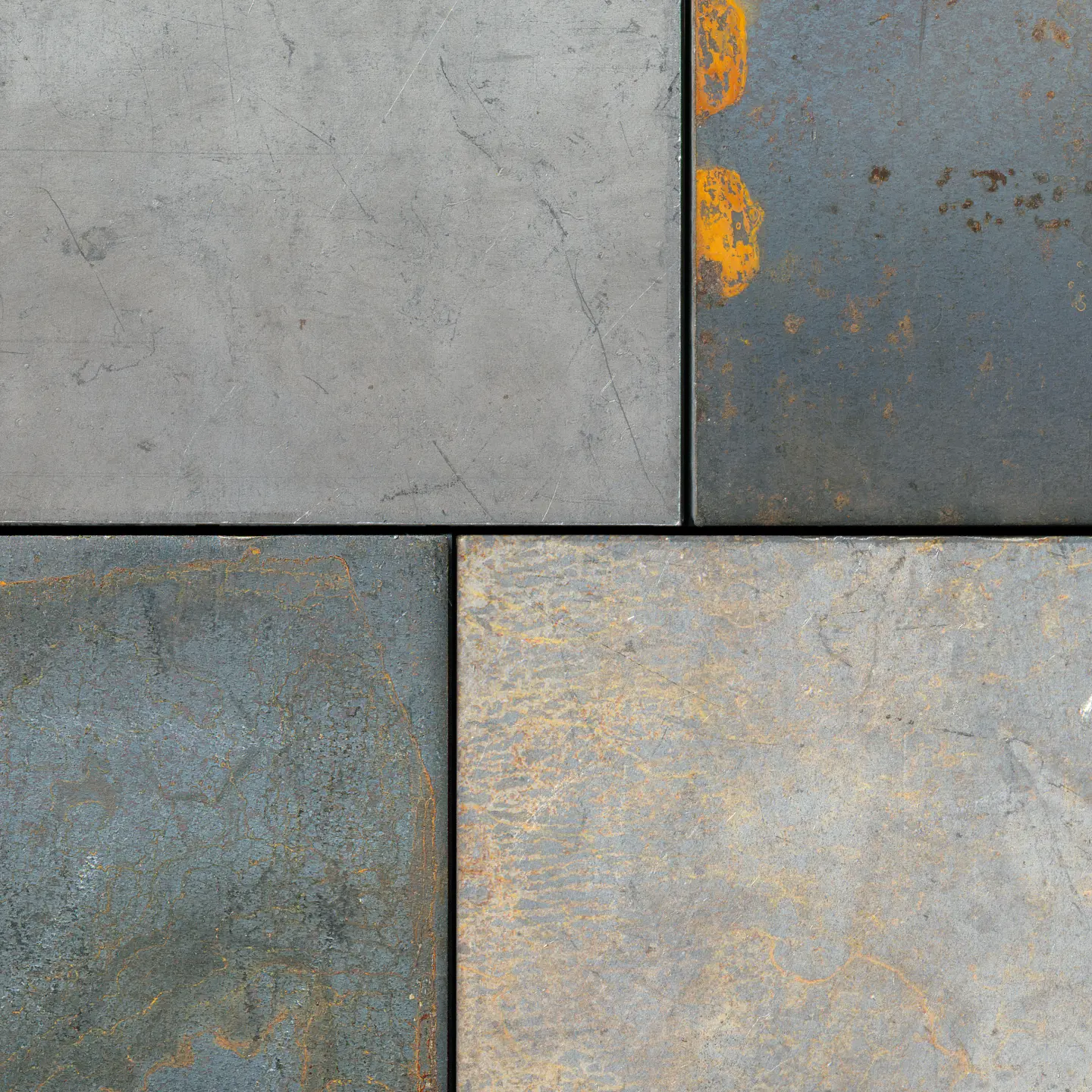 Photo Panneau mural douche NU VIPANEL CARRELAGE BÉTON MÉTALLIQUE BRI. 1000x2550x3MM