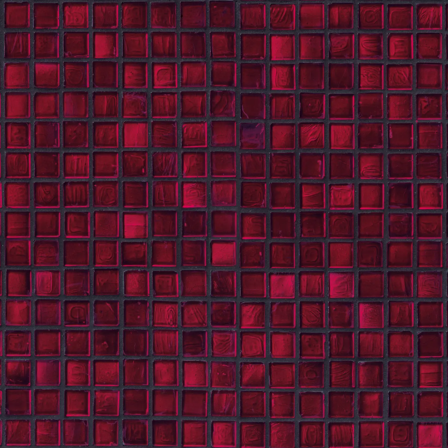 Photo Panneau mural douche NU VIPANEL CARRELAGE MOSAIQUE RUBIS BRI. 1500x2550x3MM