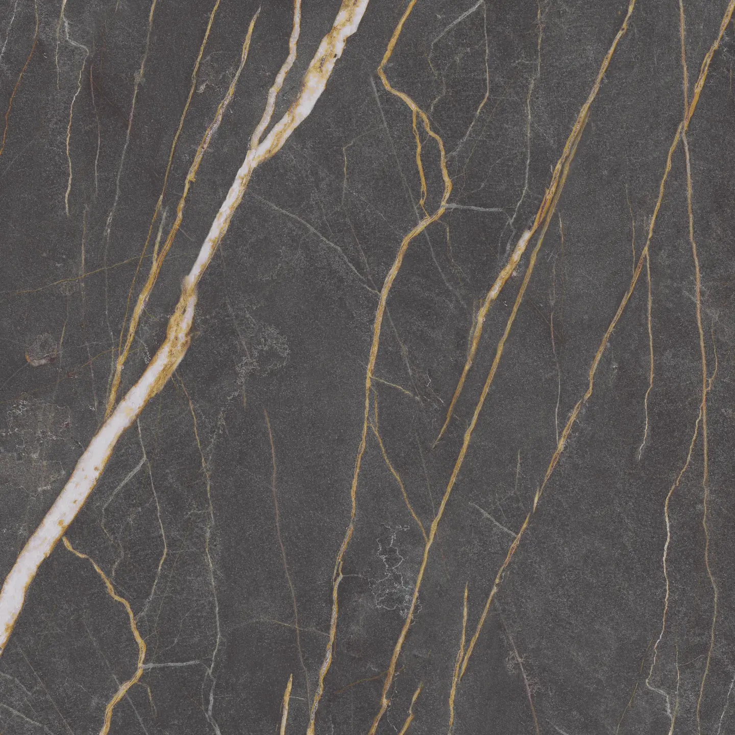 Photo Panneau mural douche NU VIPANEL MARBRE OBSIDIENNE GRISE MAT 1500x2550x3MM