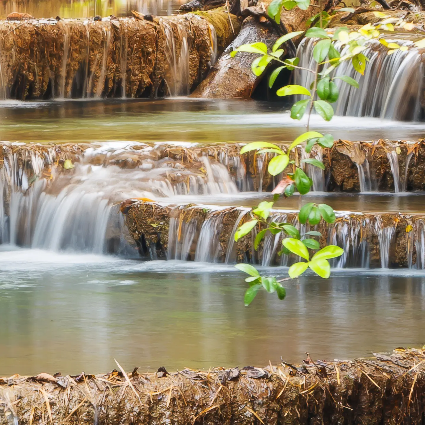 Photo Panneau mural douche NU VIPANEL INSPIRATION NATURE CHUTE EAU2 BRI. 1000x2550x3MM