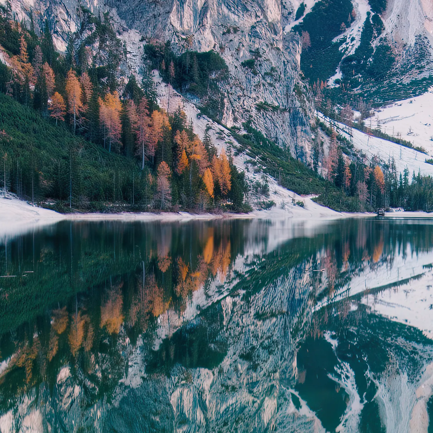 Photo Panneau mural douche VIPANEL INSPIRATION NATURE PONTON LAC BRI. 1000x2550x3MM