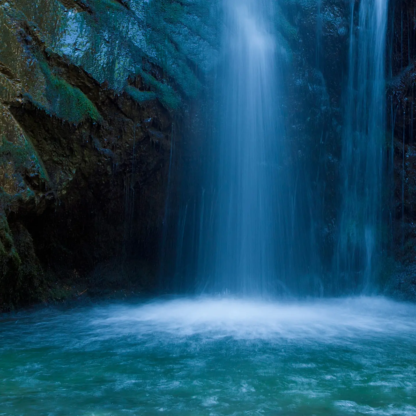 Photo Panneau mural douche NU VIPANEL INSPIRATION NATURE GROTTE BLE BRI. 1000x2550x3MM
