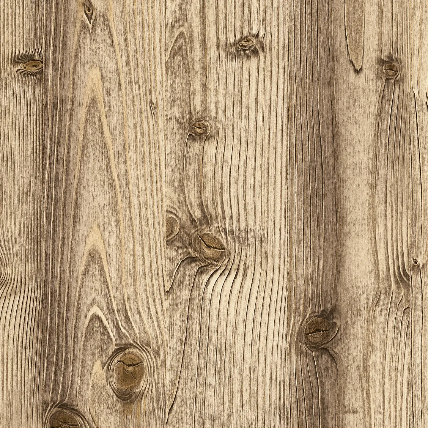 Photo Panneau mural douche NU VIPANEL BOIS PIN BRÛLÉ MAT 1500x2550x3MM