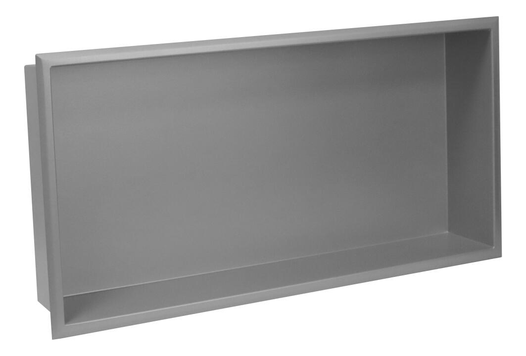 Photo NICHE de douche, dimension 910x305x68mm, finition Gris