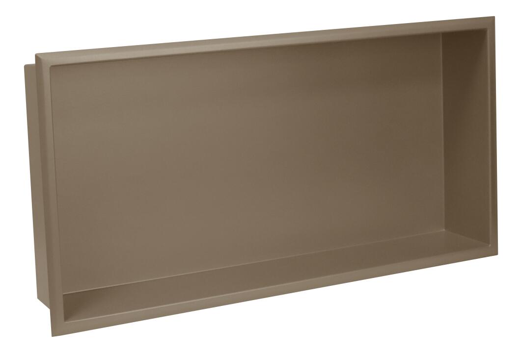 Photo Niche de douche seule 910x305x68 - Finition Bronze