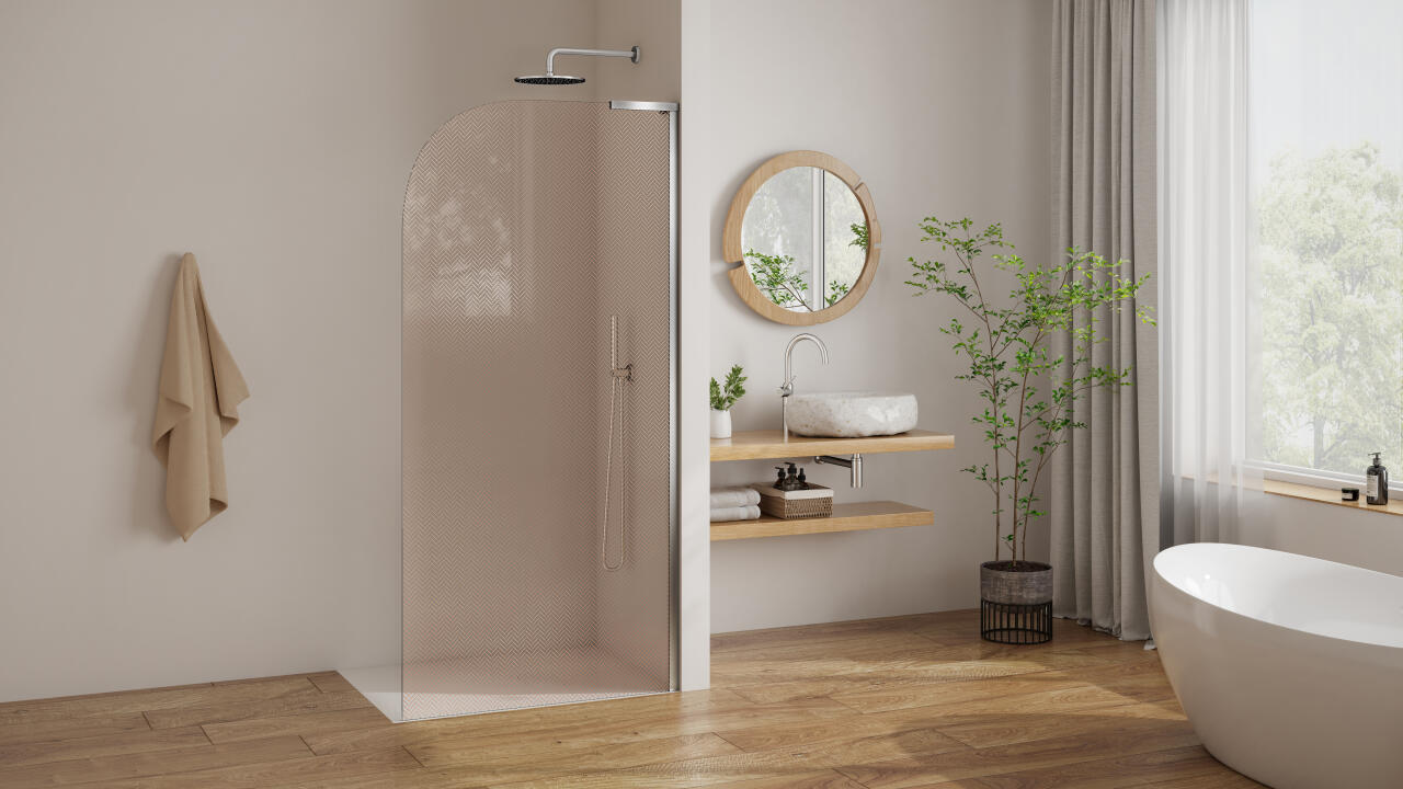 Photo Paroi de douche walk-in PASTEL PLWRR